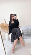 Matilda Siyah Triko Hırka