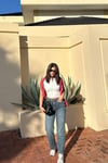 Mavi Yüksek Bel Straight Jeans