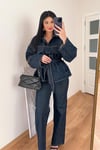 Merina Denim Palazzo Pantolon