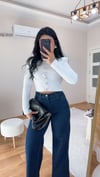 Mia Vatkalı Çelik Örme Hırka