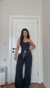 Onmaria Şeritli Tasarım Pantolon