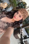 Payetli Örme File Şapka 