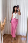 Pembe Saten Etek