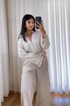 Püskül Detaylı Kimono Takım