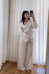 Püskül Detaylı Kimono Takım