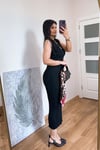 Sıfır Kol Triko Elbise
