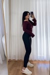 Siyah Yüksek Bel Toparlayıcı Orj Tayt