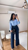 Tailo Darkblue Orjinal Marka Palazzo Jean