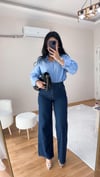 Tailo Darkblue Orjinal Marka Palazzo Jean