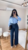 Tailo Darkblue Orjinal Marka Palazzo Jean