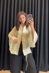 Tereyağ Sarısı Transparan Kimono