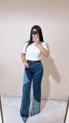 Wegier Çift Renk Palazzo Jean