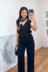 Yelek Pantolon Takım - Siyah