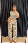 Zebra Desen Pantolon