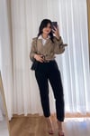 Zr Marka Siyah Flare Jean