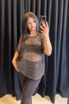 Zr Model Örgülü Payetli Bluz