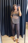 Zr Model Örgülü Payetli Bluz
