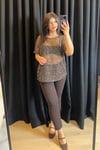 Zr Model Örgülü Payetli Bluz
