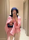 Dökümlü Bluz Pembe