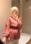Kırışık Bluz Gül Kurusu