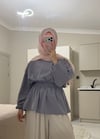 Premium Bluz Asker Lila