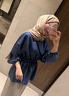 Premium Bluz Gök Mavi