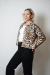 leopar baskı süet ceket