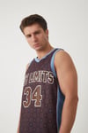 Checkered Athlete Jersey Brown