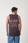 Checkered Athlete Jersey Brown