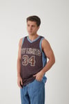 Checkered Athlete Jersey Brown