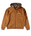 DICKIES X THRASHER THROUGH ZIP-SWEATSHIRT AVEC SWEATSHIRT (BROWN DUCK)