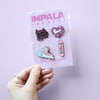 Impala Skate Enamel Broş IMPENPINPK