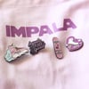 Impala Skate Enamel Broş IMPENPINPK
