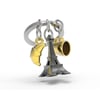 Metalmorphose Eiffel Keyring