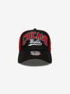 New Era New Era Script Logo 9Forty Trucker Chicago Bulls Şapka
