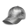 New Era Yankees Womens MLB Metallic Silver 9FORTY Ayarlanabilir Şapka