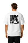 Polypop Undercover Lover Boy Boxy Fit Beyaz T-Shirt