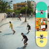 Push 8.25 India MLSL Yellow Skateboard Kaykay
