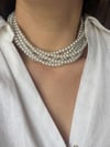6lı inci choker kolye