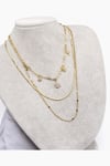Çelik 3lü Zincir Kolye