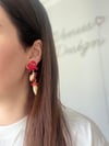 Çelik Balık Charm Küpe