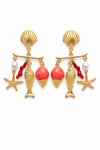 Çelik Balık Charm Küpe