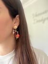 Çelik Balık Charm Küpe