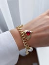Çelik Kalp Charm Bileklik