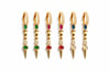 Çelik Renkli 6lı Set Küpe