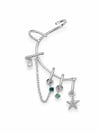 Çelik Taşlı Yıldız  Earcuff