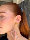 Çelik Taşlı Yıldız  Earcuff