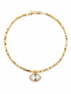 Gold Markiz Taşlı Kolye