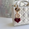 Kalp Charm Çanta Aksesuarı