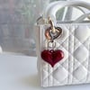 Kalp Charm Çanta Aksesuarı